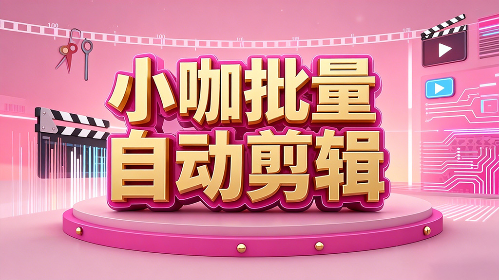 小咖批量剪辑助手