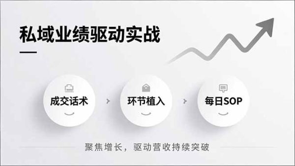 （16988期）私域业绩驱动实战，成交话术、环节植入、每日SOP，聚焦增长，驱动营收持续突破