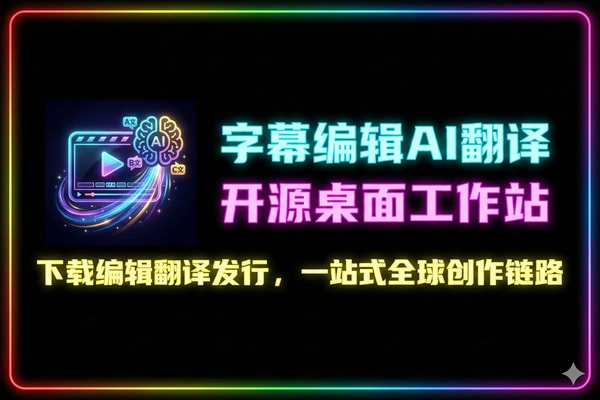 字幕编辑与AI翻译