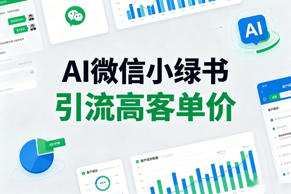 AI微信小绿书精准引流高客单价流量转化SOP全揭秘