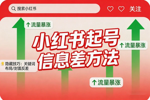 小红书起号信息差