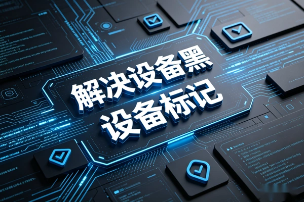 解决设备黑和设备标记小白勿入