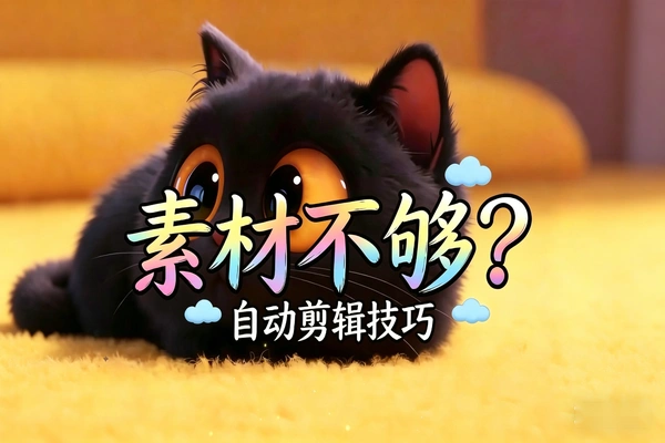 素材不够？自动加边框+实拍干扰剪辑技巧批量产出视频