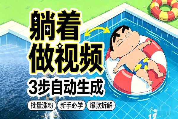 几个视频快速涨粉？自动剪辑新闻播报类原创视频