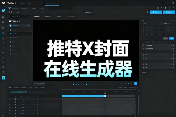 推荐一个推特X封面图生成器