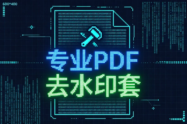 专业PDF去水印神器