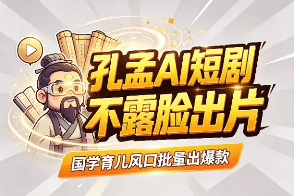 孔孟+AI短剧，国学育儿号的流量密码